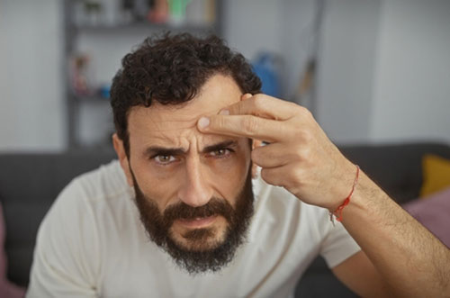 glabellar wrinkles